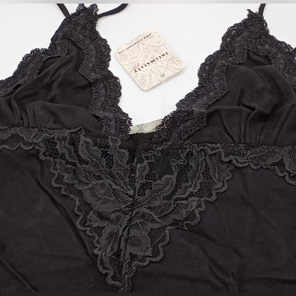 NWT Free People Perfect Pima Bodysuit. Washed Black. Small - Picture 12 of 15